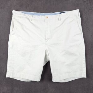 Polo Ralph Lauren Chino Shorts Mens 44T White Classic Fit 9" Flat Front